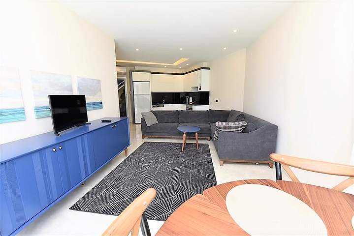 Квартира 1+1 с видом на море в премиальном комплексе