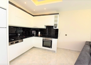 Квартира 1+1 с видом на море в премиальном комплексе