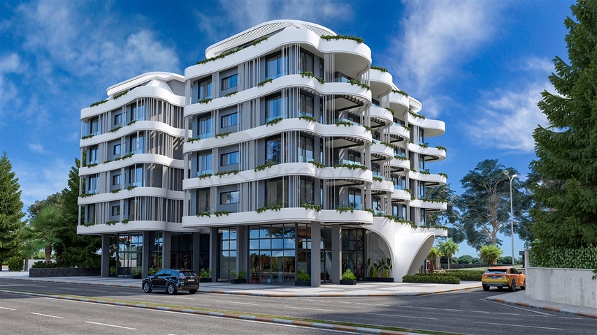 Трехкомнатная квартира в строящемся жилом комплексе в элитном районе Каргыджак