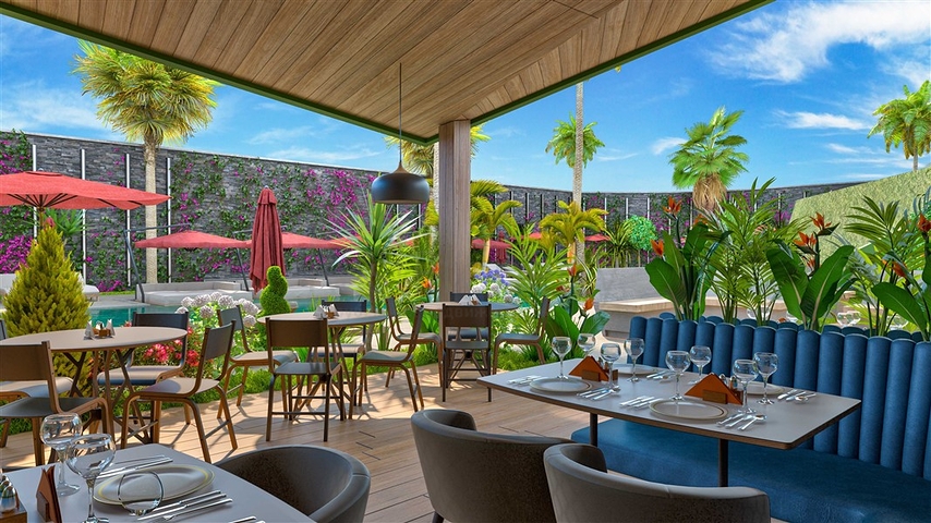 Трехкомнатная квартира в строящемся жилом комплексе в элитном районе Каргыджак