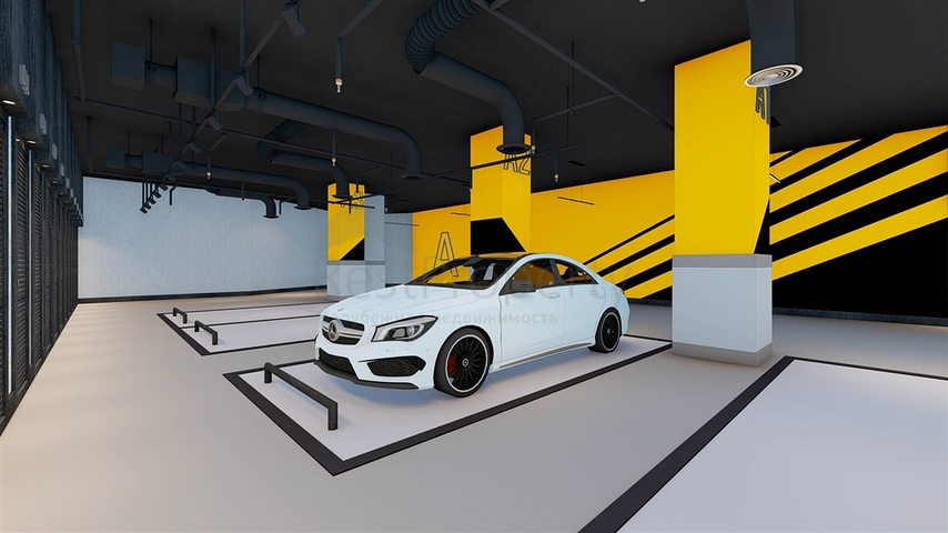 Трехкомнатная квартира в строящемся жилом комплексе в элитном районе Каргыджак