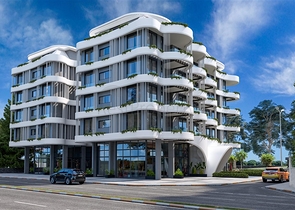 Трехкомнатная квартира в строящемся жилом комплексе в элитном районе Каргыджак