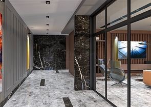 Трехкомнатная квартира в строящемся жилом комплексе в элитном районе Каргыджак