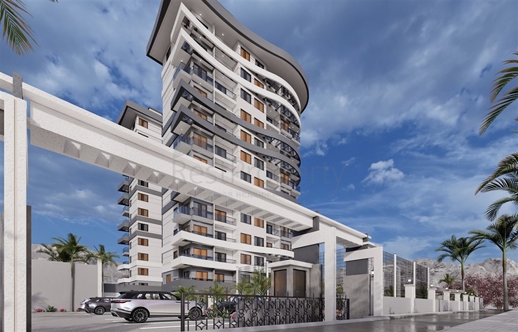 Квартира 1+1 в районе Махмутларе