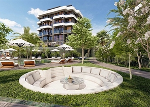 Квартира 1+1 в живописном районе Каргыджак