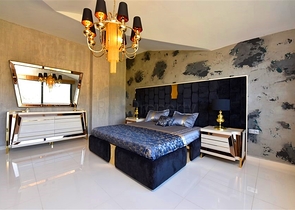 Трехкомнатная квартира с дизайнерской мебелью в районе Кестель