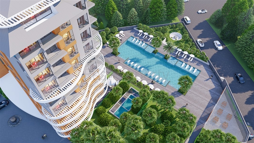 Комфортабельный комплекс семейного типа в районе Демирташ