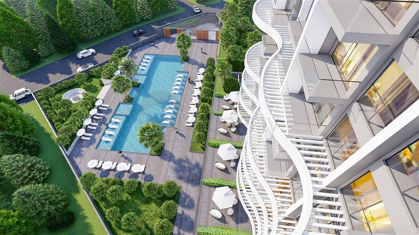 Комфортабельный комплекс семейного типа в районе Демирташ