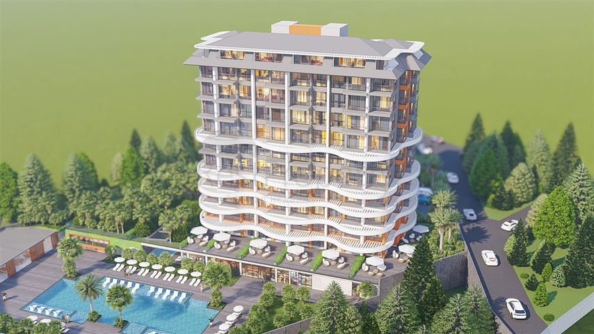 Комфортабельный комплекс семейного типа в районе Демирташ