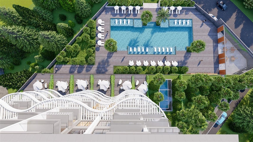 Комфортабельный комплекс семейного типа в районе Демирташ