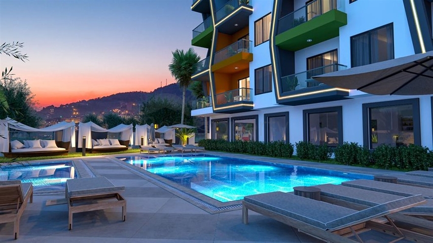 Новый проект в районе Оба 