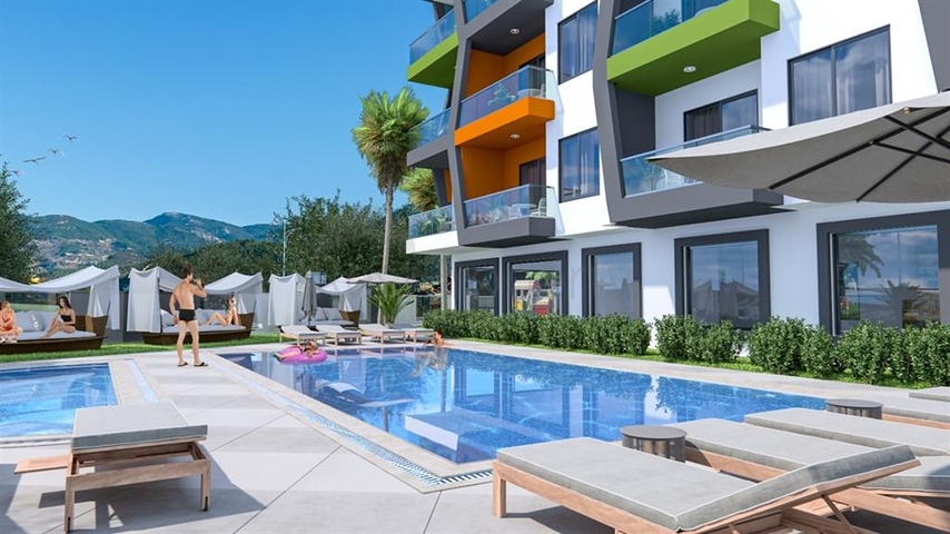 Новый проект в районе Оба 