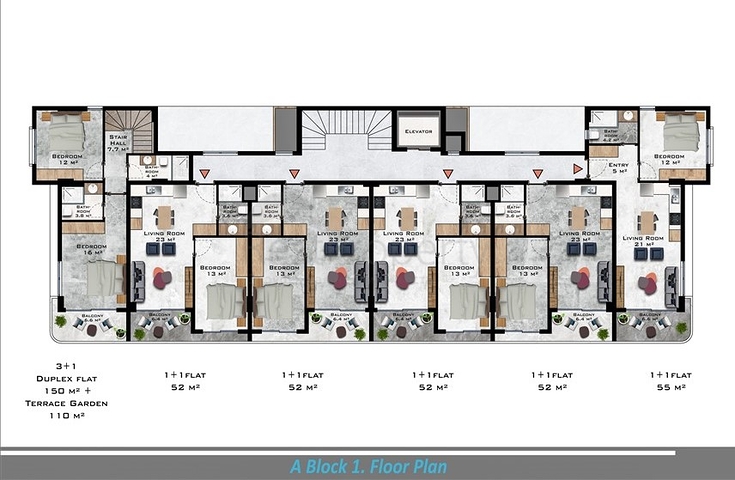 Инвестиционный проект в районе Оба       