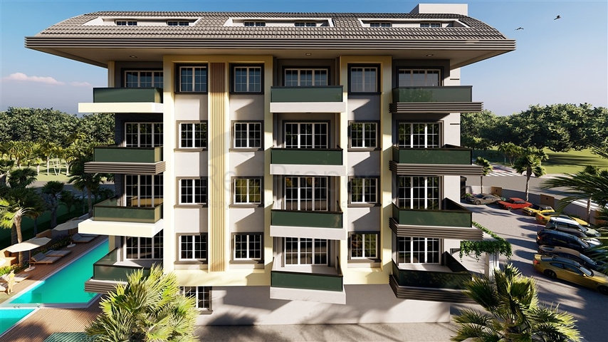 Новый инвестиционный проект с просторными планировками в районе Паяллар