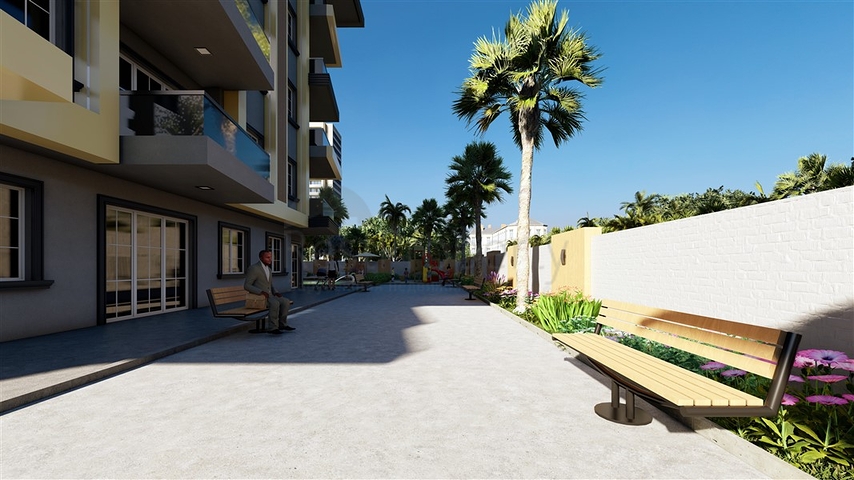 Новый инвестиционный проект с просторными планировками в районе Паяллар