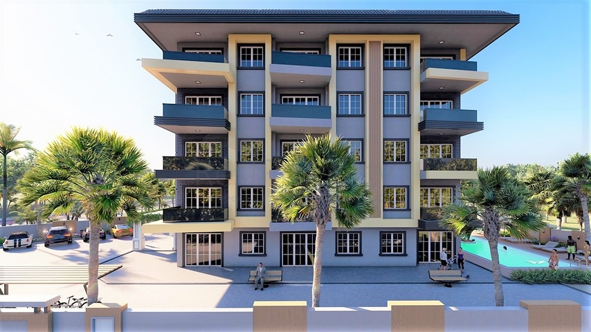 Новый инвестиционный проект с просторными планировками в районе Паяллар