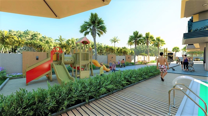 Новый инвестиционный проект с просторными планировками в районе Паяллар