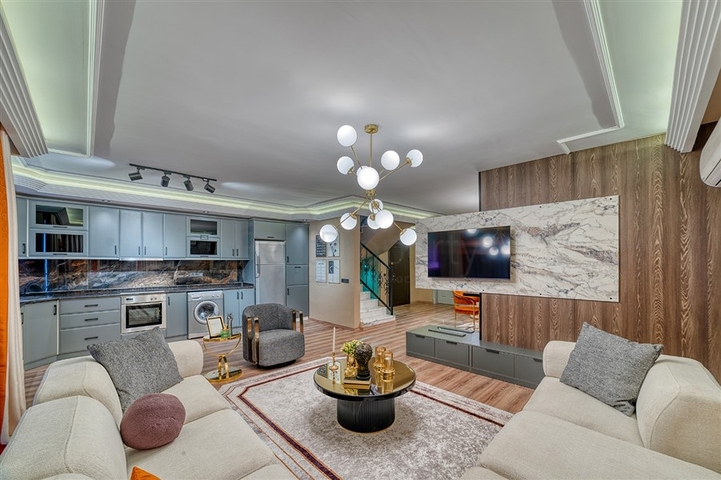 Эксклюзивный и роскошный пентхаус планировкой 3+1 в элитном районе Оба