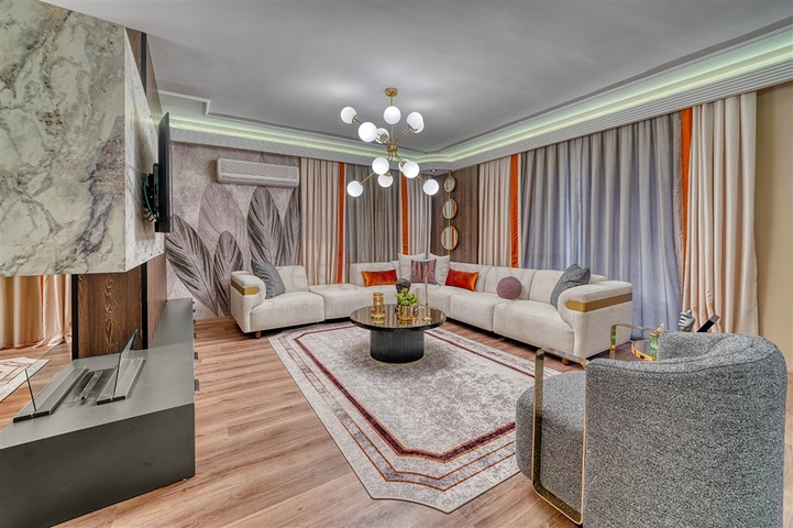 Эксклюзивный и роскошный пентхаус планировкой 3+1 в элитном районе Оба