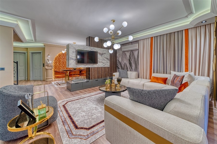 Эксклюзивный и роскошный пентхаус планировкой 3+1 в элитном районе Оба