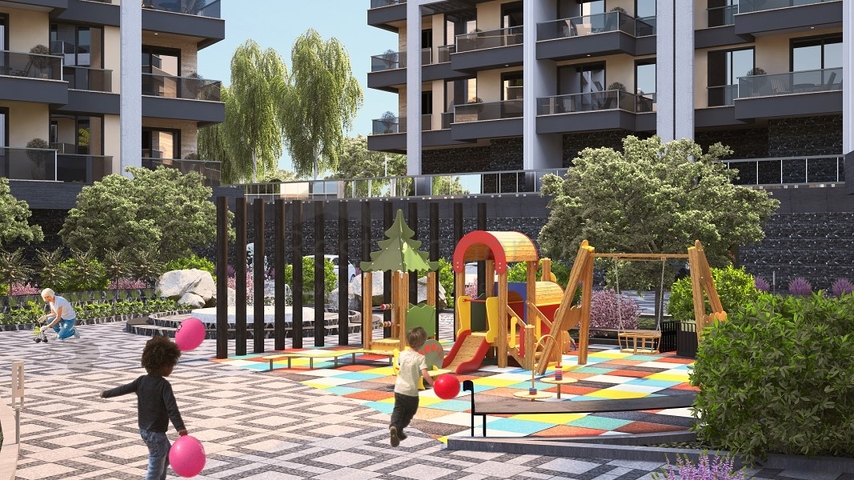 Апартаменты 1+1 в районе Оба