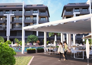 Апартаменты 1+1 в районе Оба