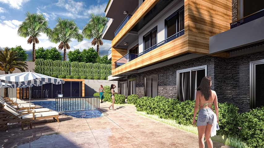 Проект малоквартирного дома в районе Тепе 