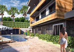 Проект малоквартирного дома в районе Тепе 