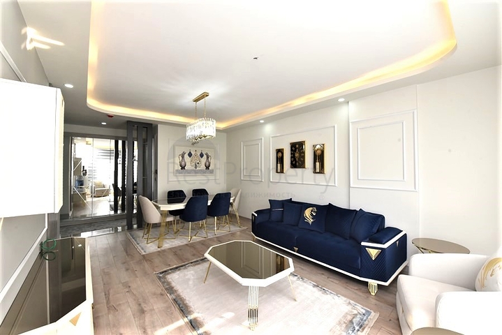 Апартаменты 3+1 с отдельной кухней в Газипаше