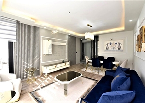 Апартаменты 3+1 с отдельной кухней в Газипаше