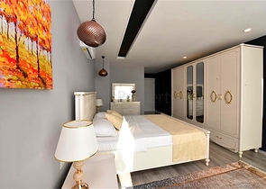 Шикарная меблированная вилла планировкой 5+1 в центре Алании