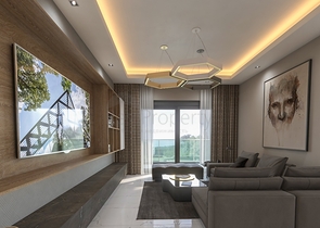 Квартира в новом доме, центр Аланьи район пляжа Клеопатра