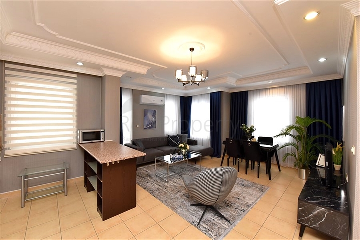 Квартира планировкой 2+1 в 400 метрах от пляжа  Клеопатры