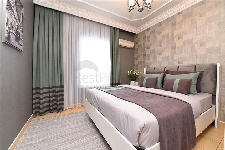 Квартира планировкой 2+1 в 400 метрах от пляжа  Клеопатры