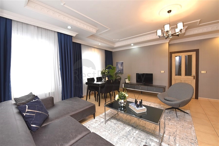 Квартира планировкой 2+1 в 400 метрах от пляжа  Клеопатры