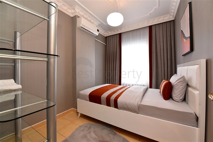 Квартира планировкой 2+1 в 400 метрах от пляжа  Клеопатры