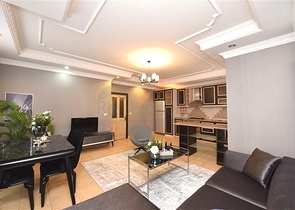 Квартира планировкой 2+1 в 400 метрах от пляжа  Клеопатры