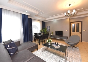 Квартира планировкой 2+1 в 400 метрах от пляжа  Клеопатры