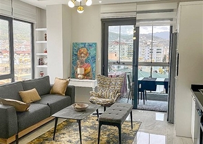 Квартира планировкой 1+1 в самом центре Алании