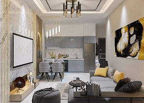 Двухкомнатная квартира в новом комплексе