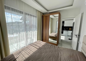 Квартира 1+1 в центре Алании в новом доме