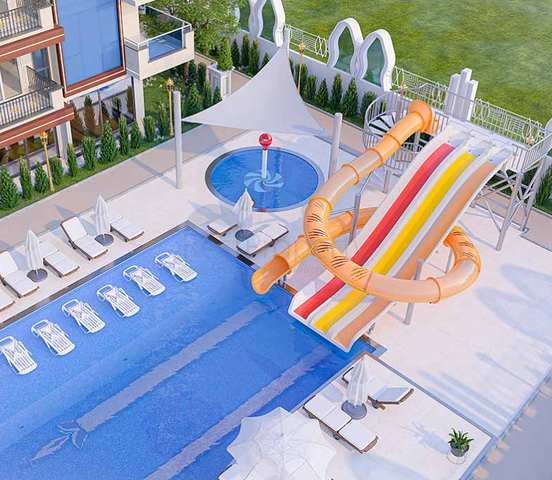 Трехкомнатная квартира в новом комплексе Махмутлара 