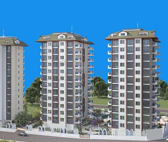 Трехкомнатная квартира в новом комплексе Махмутлара 