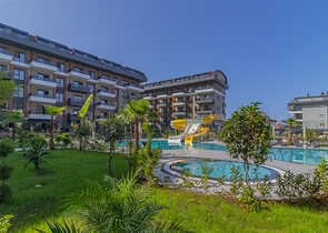 Квартира 1+1 в роскошном комплексе в районе Оба