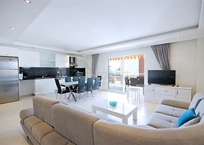 Просторный пентхаус 3+1 в 750 метрах от моря в Авсалларе