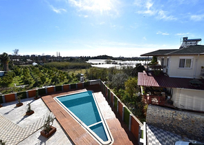 Просторная квартира 3+1 для большой семьи в районе Оба 