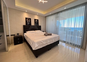 Апартаменты 1+1 в районе Конаклы с панорамным видом на море