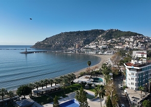 Квартира 2+1 в 50 м от Средиземного моря в центре Алании