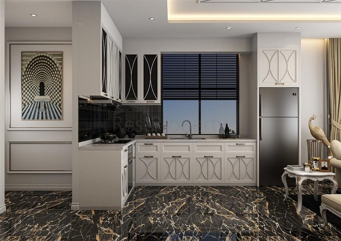 Квартира 1+1 в новом комплексе в центре Алании