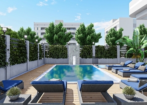 Квартира 1+1 в новом комплексе в центре Алании